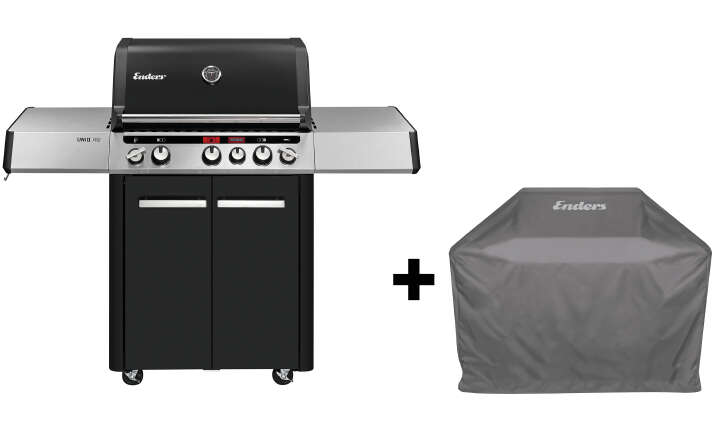 Enders Gasgrill UNIQ PRO 3 I Cruster mit Wetterschutzhaube